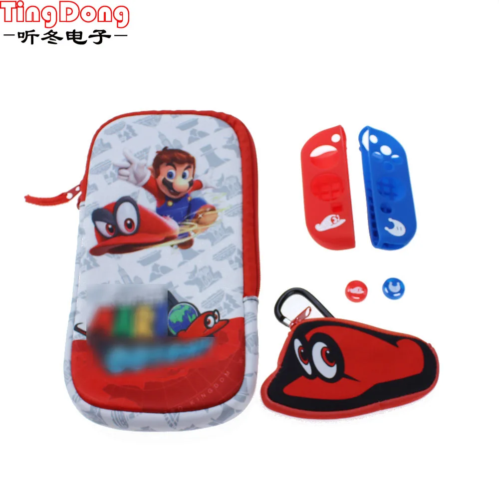 For Nintend Switch NS Console Carrying Storage Protective bag cover housing case shell Thumb cap + Silicone Case for Joy-Con
For Nintend Switch NS Console Carrying Storage Protective bag cover housing case shell Thumb cap + Silicone Case for Joy-Con