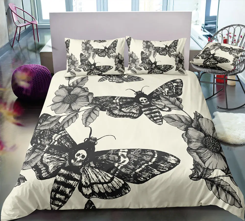 Thumbedding Dropship Head Moth Skull Bedding Set Twin Full Queen King Size Innovative Unique Designed 3D Duvet Cover
Thumbedding Dropship Head Moth Skull Bedding Set Twin Full Queen King Size Innovative Unique Designed 3D Duvet Cover