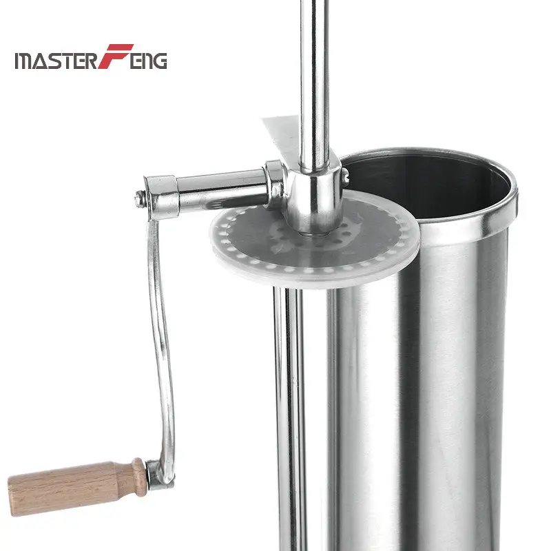 sausage stuffer with stainless steel filling nozzles MF-3006C_03