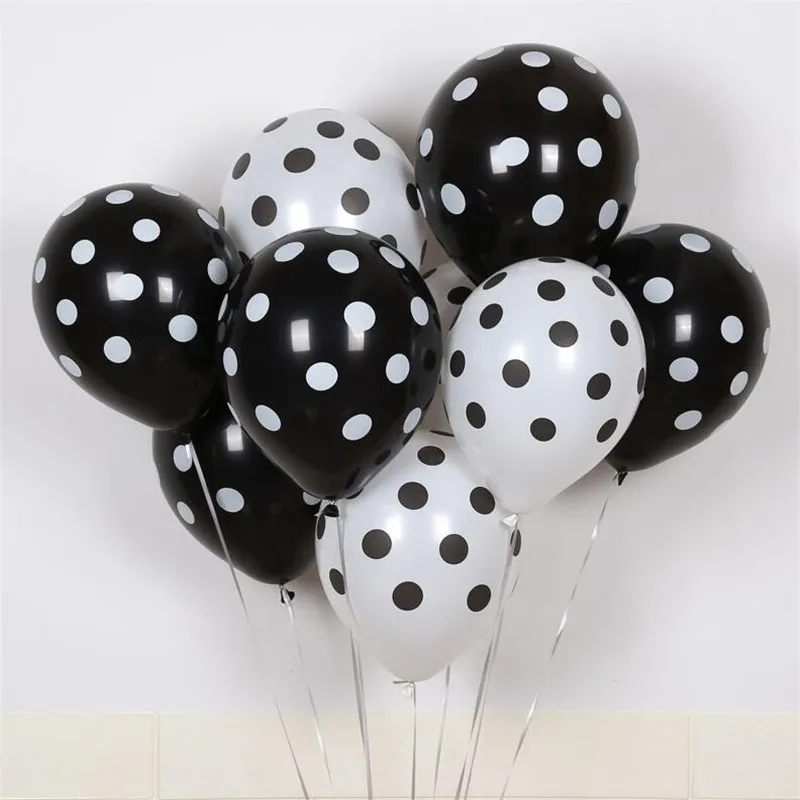 10pcs/lot White Black red Polka Dot Latex Balloons Mickey Mouse theme birthday globos wedding baby shower party decorations
10pcs/lot White Black red Polka Dot Latex Balloons Mickey Mouse theme birthday globos wedding baby shower party decorations