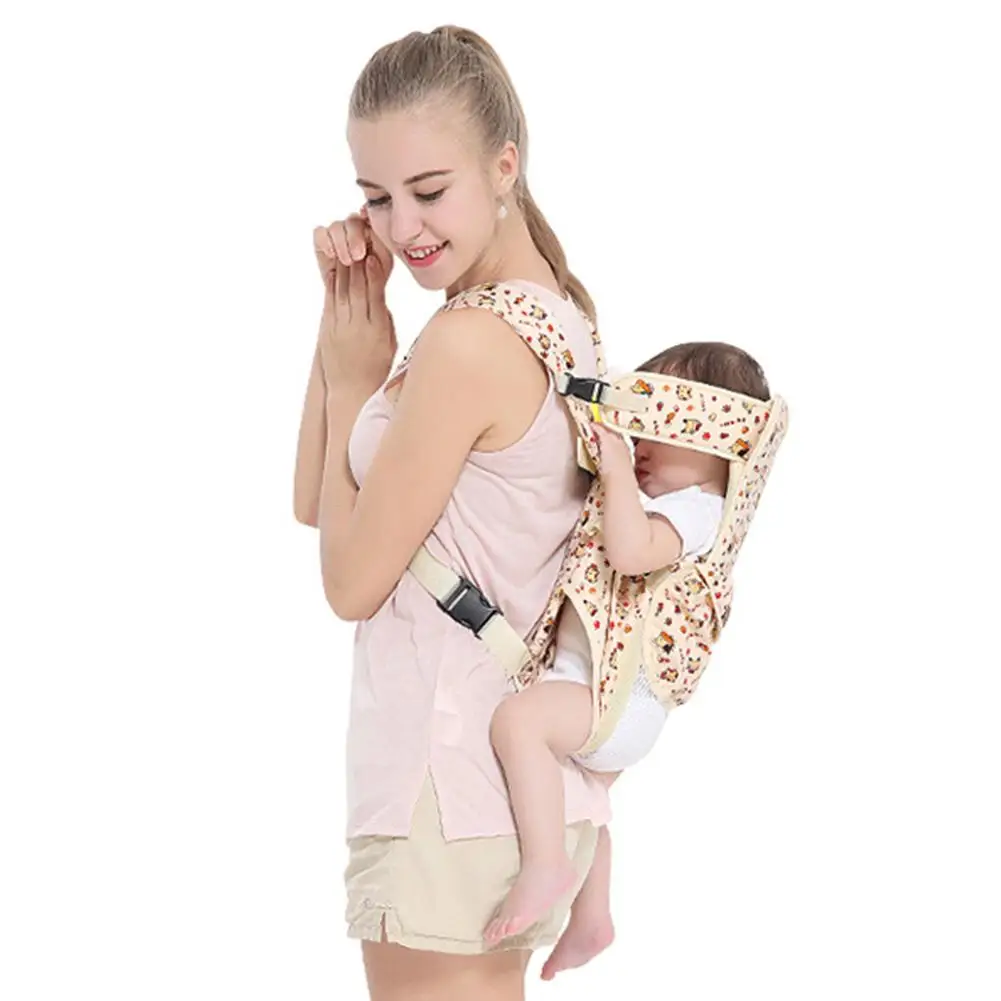 Multifunctional Baby Single And Double Shoulder Straps Cotton Soft Baby Carrier Infant Cute Cartoon Print Portable Baby Carrier
Multifunctional Baby Single And Double Shoulder Straps Cotton Soft Baby Carrier Infant Cute Cartoon Print Portable Baby Carrier