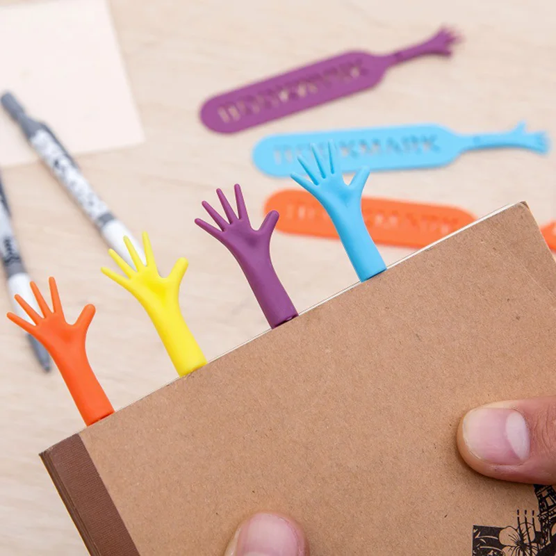 4 Pcs/set Creative Funny Hand Bookmarks Novelty Plastic Book Markers School Office Supplies Gift for Kids Children Stationery
4 Pcs/set Creative Funny Hand Bookmarks Novelty Plastic Book Markers School Office Supplies Gift for Kids Children Stationery