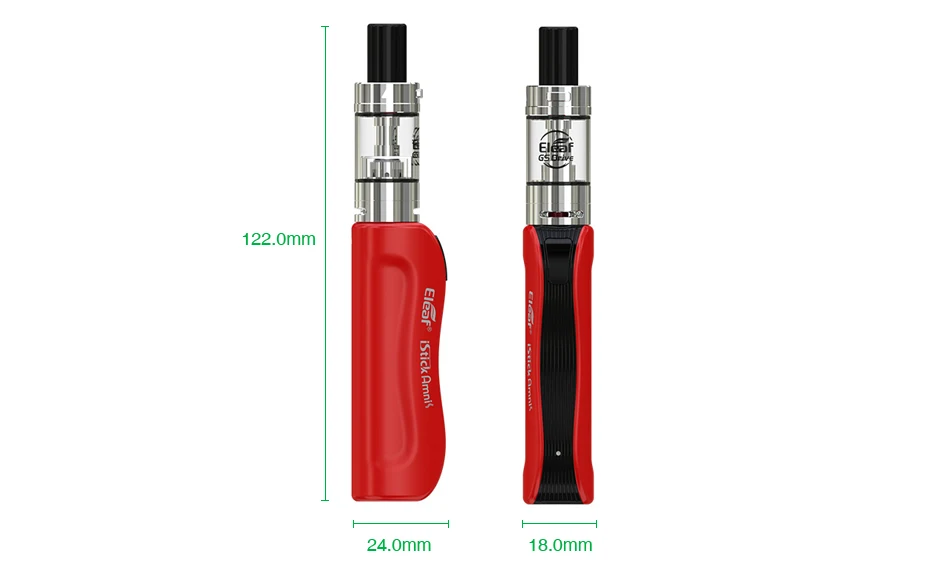 100% Original Eleaf IStick Amnis Kit with 2ml GS Drive Tank & 900mAh Built-in Battery with GS Air Coil Vaping Kit E-cigarette