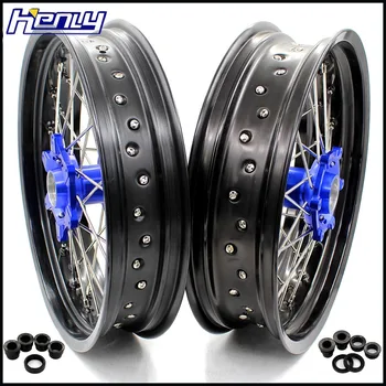 3.5/5.0 Supermoto Motard Wheels Rims Set For HUSABERG FE FC 250 350 450 2004-2014 Blue
3.5/5.0 Supermoto Motard Wheels Rims Set For HUSABERG FE FC 250 350 450 2004-2014 Blue