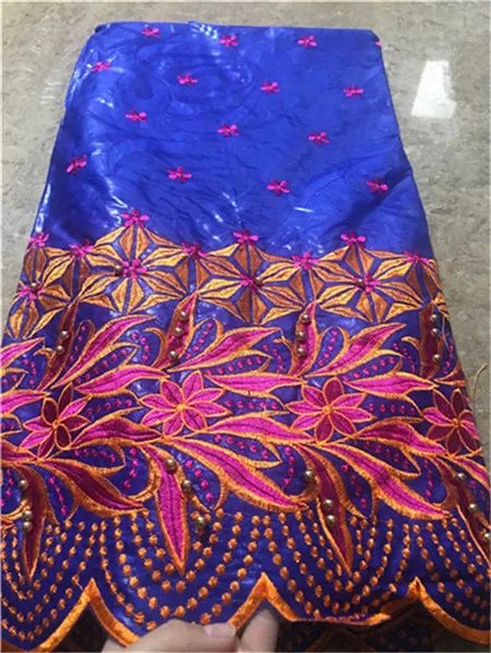 African lace fabric african basin riche getzner 2018 royal bule lace high quality bazin riche with beads for women 5+2yards/lot
African lace fabric african basin riche getzner 2018 royal bule lace high quality bazin riche with beads for women 5+2yards/lot