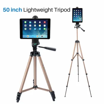 Ulanzi Tablet Stand Tripod with Tablet Clamp Holder Clip Mount Adapter for iPad Pro/iPad Mini/iPad Air Most Tablets 5-12 inch
Ulanzi Tablet Stand Tripod with Tablet Clamp Holder Clip Mount Adapter for iPad Pro/iPad Mini/iPad Air Most Tablets 5-12 inch