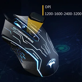 Malloom 2019 High Speed 3200 DPI Professional LED 6D Optical USB Wired Gaming Mouse Gamer For Laptop PC Computer Office
Malloom 2019 High Speed 3200 DPI Professional LED 6D Optical USB Wired Gaming Mouse Gamer For Laptop PC Computer Office