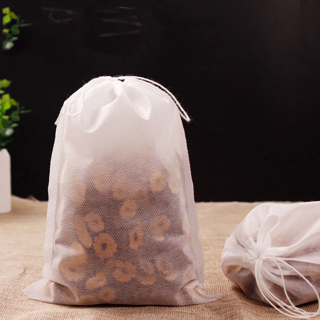 100pcs Tea Filter Bags Disposable with Drawstring for Loose Leaf Tea with Natural Unbleached Cloth
100pcs Tea Filter Bags Disposable with Drawstring for Loose Leaf Tea with Natural Unbleached Cloth