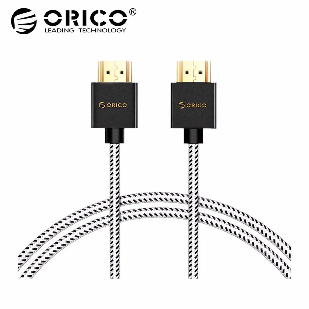 ORICO HDMI Video Cables Gold plated HDMI 2.0 4K 1080P 3D Cable for HD TV LCD Laptop PS3 Projector Computer Cable 0.5m 1m 2m 3m 
ORICO HDMI Video Cables Gold plated HDMI 2.0 4K 1080P 3D Cable for HD TV LCD Laptop PS3 Projector Computer Cable 0.5m 1m 2m 3m