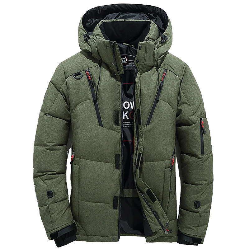 New High-end High Quality Mens Winter Jacket Thick Snow Parka Overcoat White Duck Down Jackets Men Wind Breaker Brand Down Coats
New High-end High Quality Mens Winter Jacket Thick Snow Parka Overcoat White Duck Down Jackets Men Wind Breaker Brand Down Coats