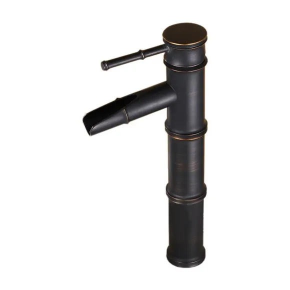 Black Oil Rubbed Brass Waterfall Bathroom Sink Faucet Tall Bamboo Single Handle Hot Cold Water Taps Lhg017
Black Oil Rubbed Brass Waterfall Bathroom Sink Faucet Tall Bamboo Single Handle Hot Cold Water Taps Lhg017