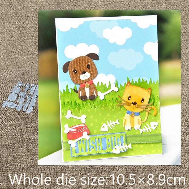New Design Craft Metal Cutting Die die cuts lovaly cat dog lawn decoration scrapbook Album Paper Card Craft Embossing die cuts 
New Design Craft Metal Cutting Die die cuts lovaly cat dog lawn decoration scrapbook Album Paper Card Craft Embossing die cuts