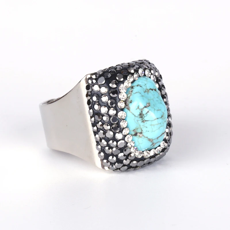 KEJIALAI New Arrival Natural Gem Stone Rhinestone Silver Plated Metal Rings For Women Hotsale Friendship Jewelry Charm Bijoux
KEJIALAI New Arrival Natural Gem Stone Rhinestone Silver Plated Metal Rings For Women Hotsale Friendship Jewelry Charm Bijoux
