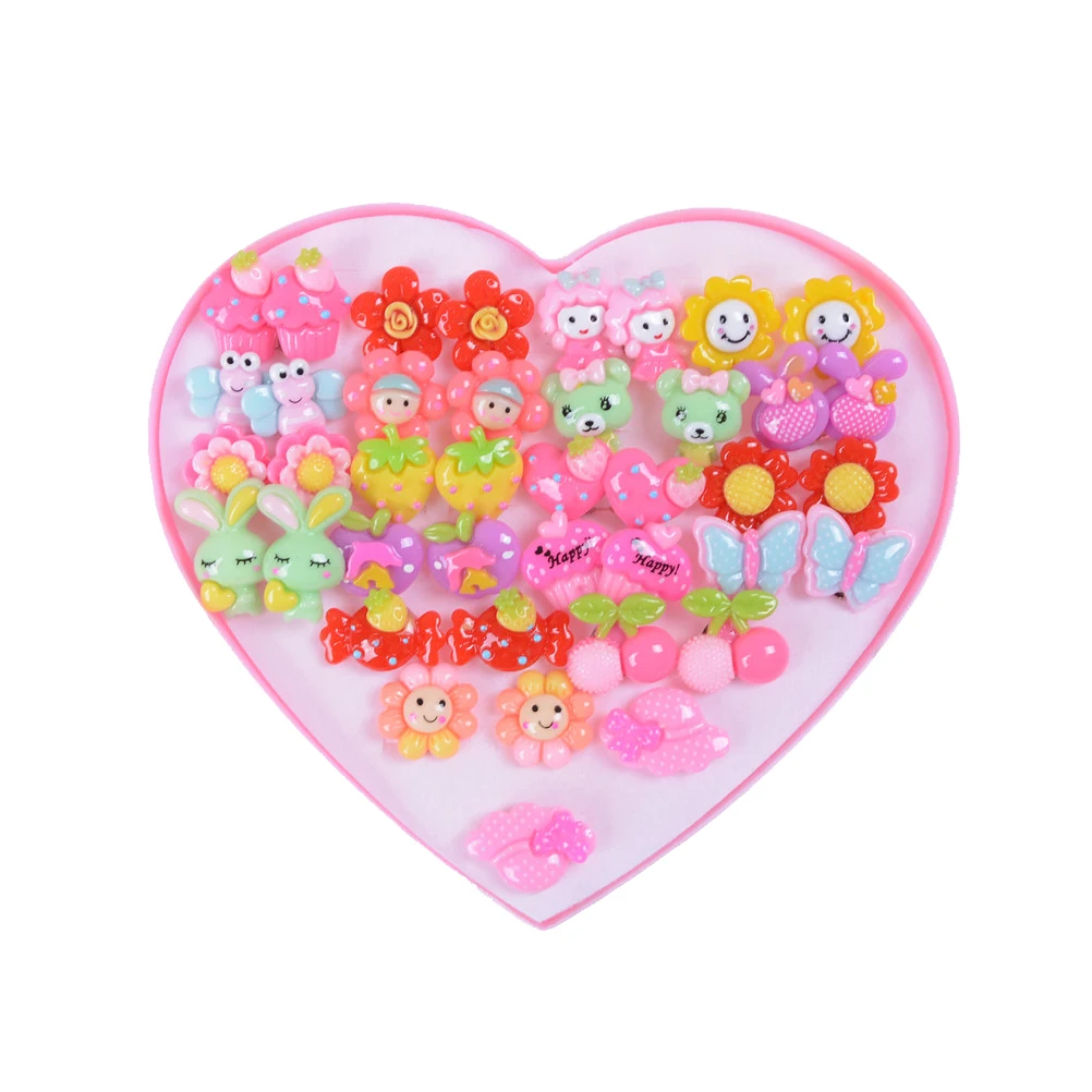 Mixed Styles 20pcs/lot Children Cartoon Jewelry Baby Girl Earrings Kids Ear Clip On Pierced Alloy Painless Earrings
Mixed Styles 20pcs/lot Children Cartoon Jewelry Baby Girl Earrings Kids Ear Clip On Pierced Alloy Painless Earrings