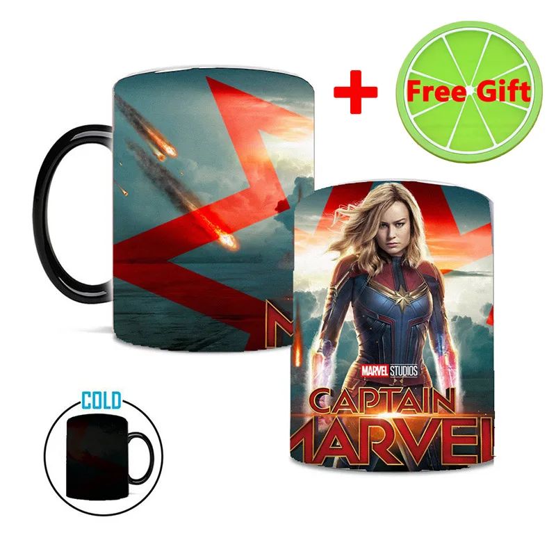 2019 New Style 1pcs 350mL Captain Marvel Figure Mug Novelty Superhero Color Changing Mug Magic Cup For Women Girl Gifts
2019 New Style 1pcs 350mL Captain Marvel Figure Mug Novelty Superhero Color Changing Mug Magic Cup For Women Girl Gifts