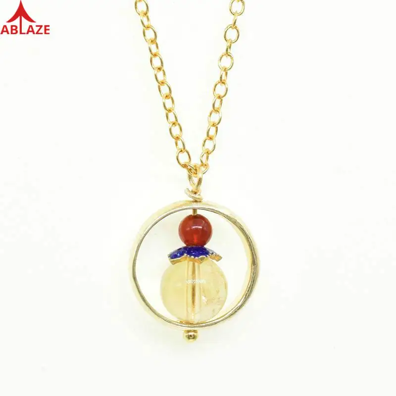 Abundance Stones Natural Citrine Pendants Necklaces Gold 925 Silver Yellow Creastly Sacred Geometry Jewelry Women Girl #d023n
Abundance Stones Natural Citrine Pendants Necklaces Gold 925 Silver Yellow Creastly Sacred Geometry Jewelry Women Girl #d023n