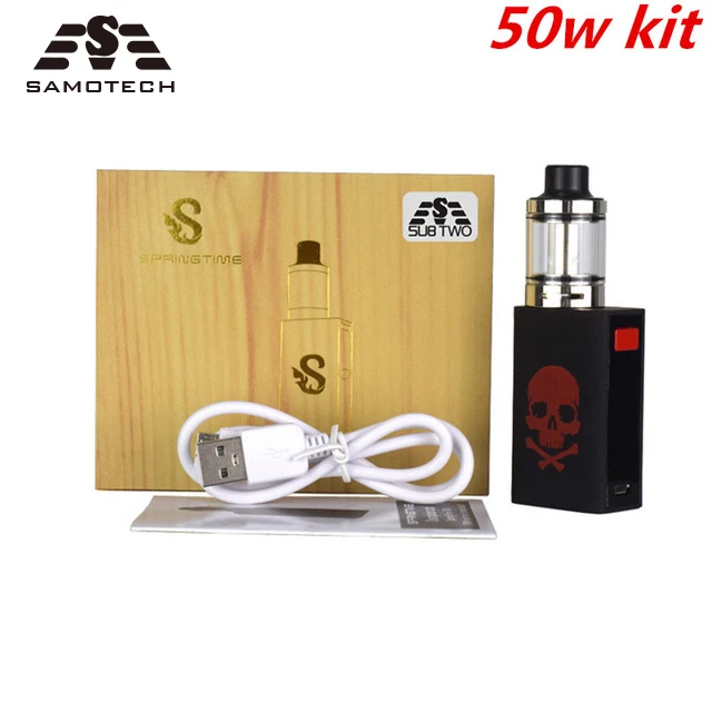 Newest Spring Time 50w With 2000mah Battery Electronic Cigarette kit 2ml Atomizer Tank Vaporizer 50w power box vape mod kit
Newest Spring Time 50w With 2000mah Battery Electronic Cigarette kit 2ml Atomizer Tank Vaporizer 50w power box vape mod kit