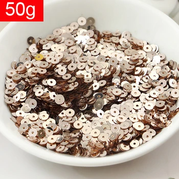 50g(10000pcs) 4mm Flat Round Loose Sequins Paillettes Sewing Arts Crafts Champagne Confetti
50g(10000pcs) 4mm Flat Round Loose Sequins Paillettes Sewing Arts Crafts Champagne Confetti