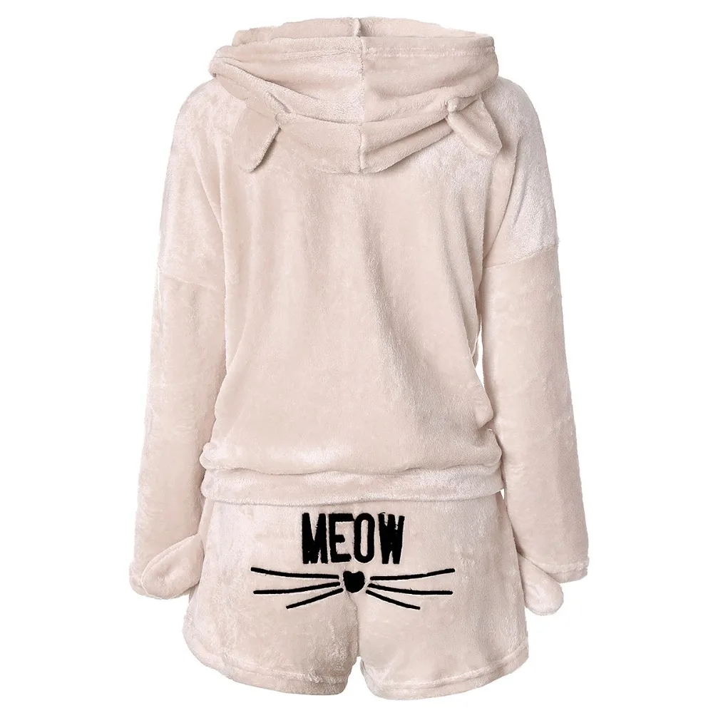 2018 Winter Women Pajama Set Plus Size Pyjamas Sleepwear Pijama For Women Warm Pyjamas Women Animal Sleepwear Female Suit 33