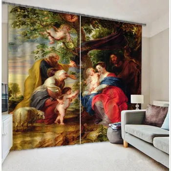 Famous Oil Painting Printing Curtains Bedding Living Room Cortians Sunshade Window Curtains Artwork Home Textile 
Famous Oil Painting Printing Curtains Bedding Living Room Cortians Sunshade Window Curtains Artwork Home Textile