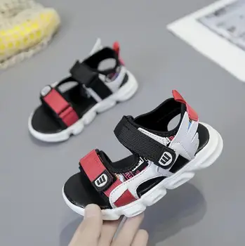 Boys sandals 2019 summer new children's fashion color matching sandals casual soft bottom color children's beach shoes
Boys sandals 2019 summer new children's fashion color matching sandals casual soft bottom color children's beach shoes