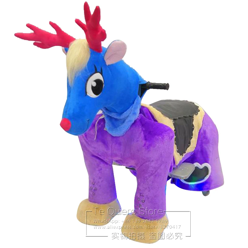 With Music and Lights Beautiful Plush Walking Animal Kiddie Ride Toy
With Music and Lights Beautiful Plush Walking Animal Kiddie Ride Toy