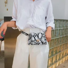 נשים תיקי עור מפוצל כתף שקיות אחסון כיס חזה תיק נחש צלב פראי כתף שליח תיק Crossbody תיק חדש(China)