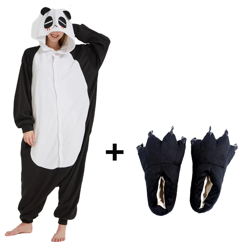 Onesies Panda Kigurumi Pajamas For Women Fleece Bear Adult Bodysuit Nightgowns Winter Sleepwear Men Cosplay Pajamas Sets Costume
Onesies Panda Kigurumi Pajamas For Women Fleece Bear Adult Bodysuit Nightgowns Winter Sleepwear Men Cosplay Pajamas Sets Costume