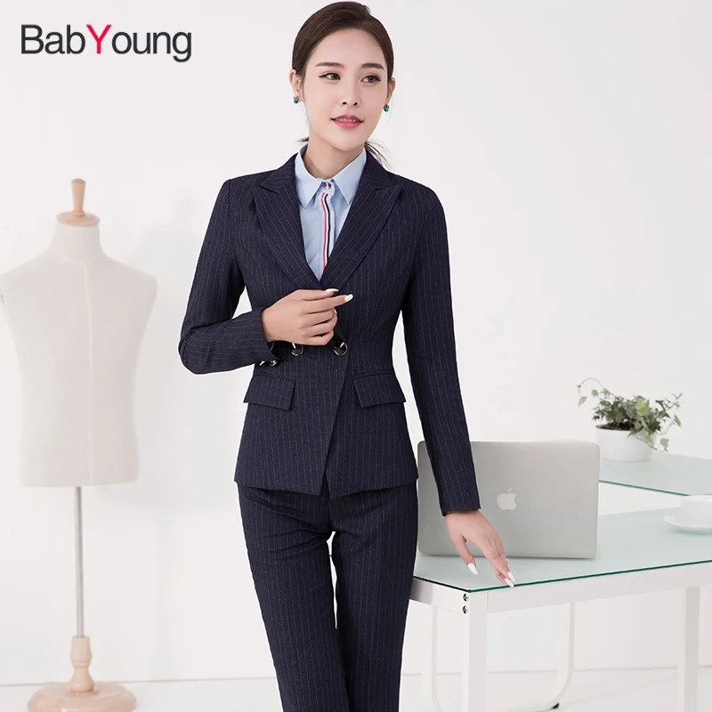 BabYoung Women Office Blazer Office Ladies Work Wear 3XL Plus Size Striped Blazers Elegant Female Business Coat Jacket
BabYoung Women Office Blazer Office Ladies Work Wear 3XL Plus Size Striped Blazers Elegant Female Business Coat Jacket