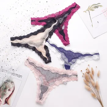 Sexy Women Thongs Plus Size Lace Ruffle Transparent Mesh Thong Women's Panties Large Size Intimates G String Fits 60-110kg
Sexy Women Thongs Plus Size Lace Ruffle Transparent Mesh Thong Women's Panties Large Size Intimates G String Fits 60-110kg
