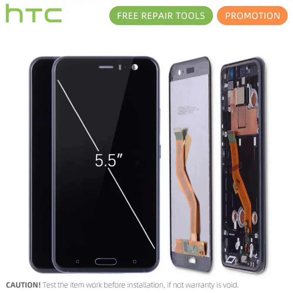 Warranty 5.5'' 2560x1440 Super LCD Display For HTC U11 LCD Touch Screen Digitizer for HTC U11 LCD Replacement Parts
Warranty 5.5'' 2560x1440 Super LCD Display For HTC U11 LCD Touch Screen Digitizer for HTC U11 LCD Replacement Parts