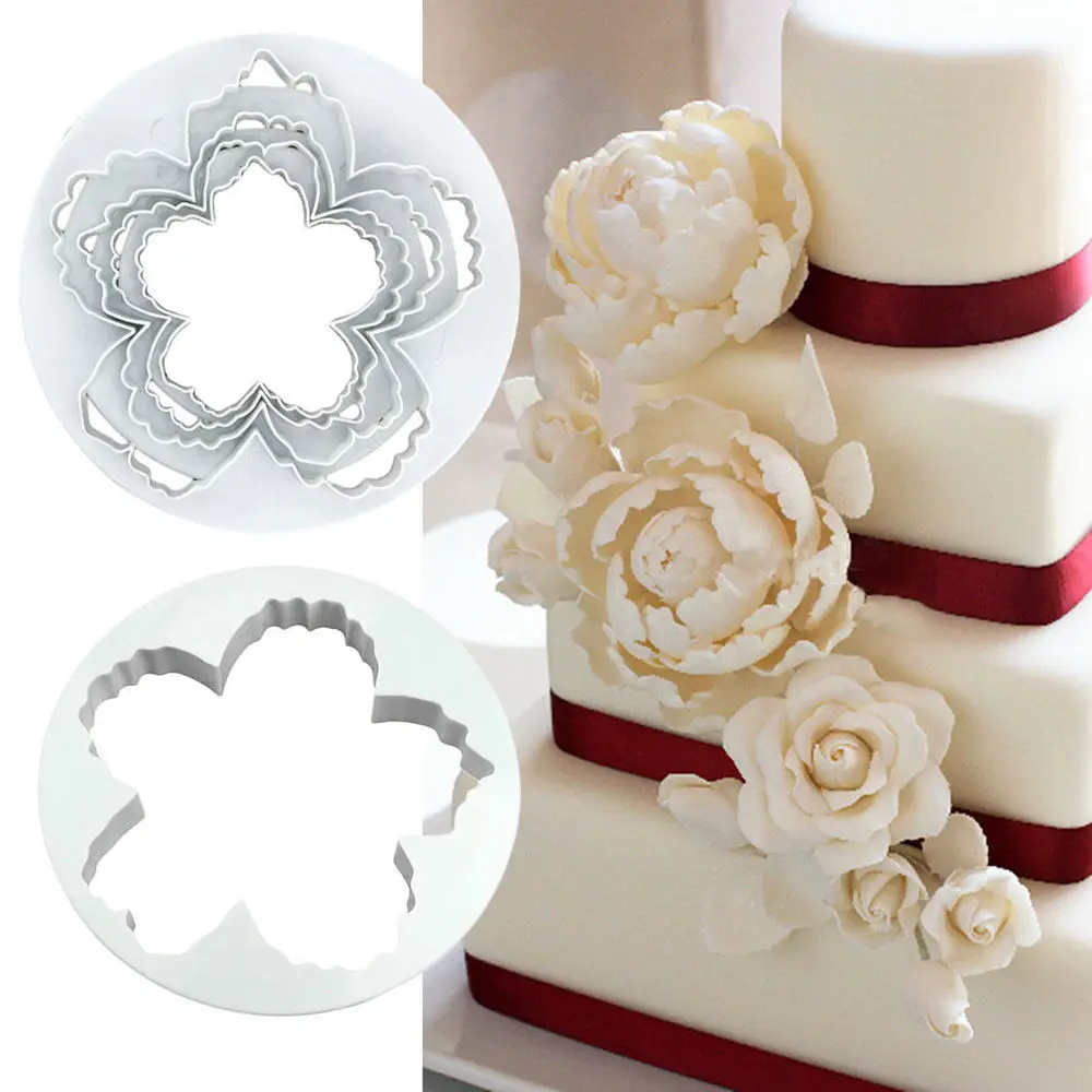 LINSBAYWU 4Pcs/Set Peony Flower Petal Shape Cutter Fondant Cake Sugar Paste Icing Cutting Tool Baking Accessories
LINSBAYWU 4Pcs/Set Peony Flower Petal Shape Cutter Fondant Cake Sugar Paste Icing Cutting Tool Baking Accessories