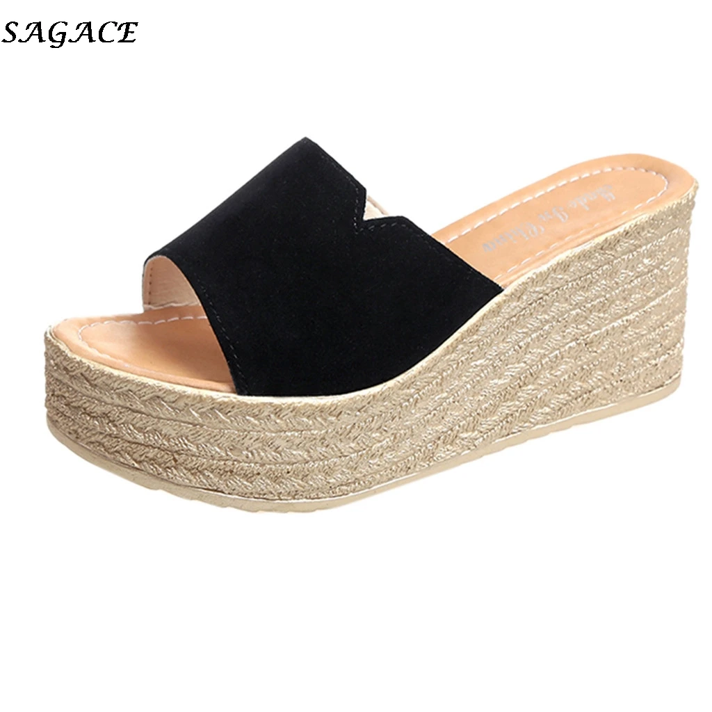 SAGACE Women Slippers Platform Wedges Sandals Shoes 2019 summer Open Peep Toes Beach Slippers Casual Ladies Shoes woman Slides #
SAGACE Women Slippers Platform Wedges Sandals Shoes 2019 summer Open Peep Toes Beach Slippers Casual Ladies Shoes woman Slides #