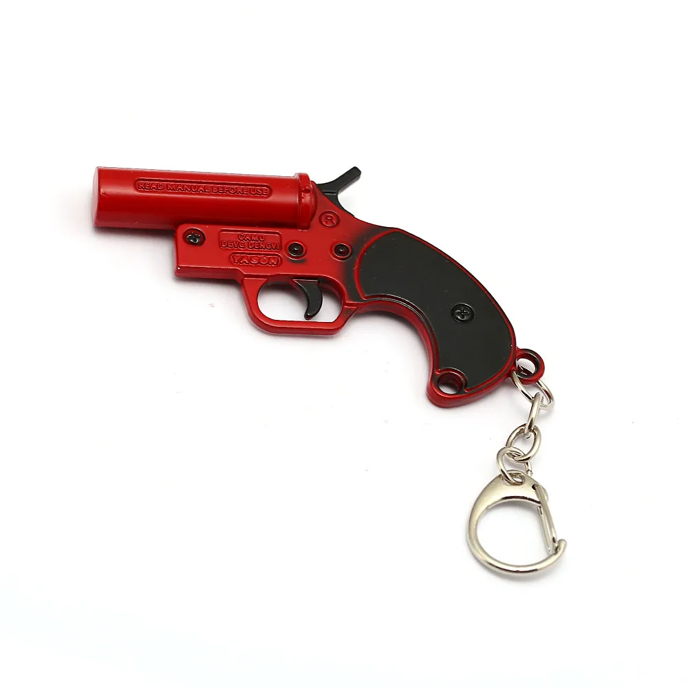 Red Flare Gun Keychain Playerunknown's Battlegrounds PUBG Keychains Metal Pendant Keyring Holder Fans Cosplay Jewelry
Red Flare Gun Keychain Playerunknown's Battlegrounds PUBG Keychains Metal Pendant Keyring Holder Fans Cosplay Jewelry
