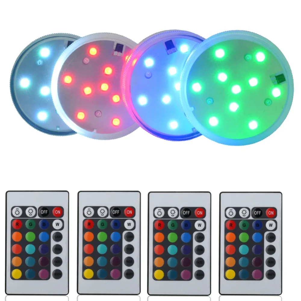 Mini Battery Operated Remote Controlled Underwater 10 Multicolors SMD LED Vase Lights Submersible LED Lights Waterproof Light
Mini Battery Operated Remote Controlled Underwater 10 Multicolors SMD LED Vase Lights Submersible LED Lights Waterproof Light