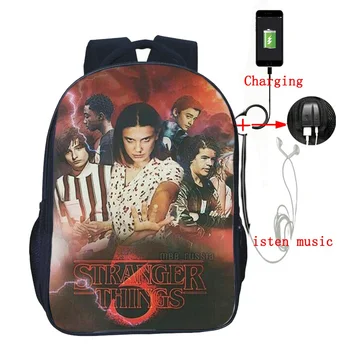 2019 New Stranger Things Season 3 Backpack Women Men Multifunction USB Charging Laptop Backpack for Teenagers School Travel Bags
2019 New Stranger Things Season 3 Backpack Women Men Multifunction USB Charging Laptop Backpack for Teenagers School Travel Bags