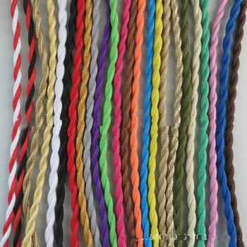 2X0.75 mm2 red Vintage edison style twisted Textile Electrical Cable Antique Lamp Cord DIY Pendant Light Lamp Wire
2X0.75 mm2 red Vintage edison style twisted Textile Electrical Cable Antique Lamp Cord DIY Pendant Light Lamp Wire