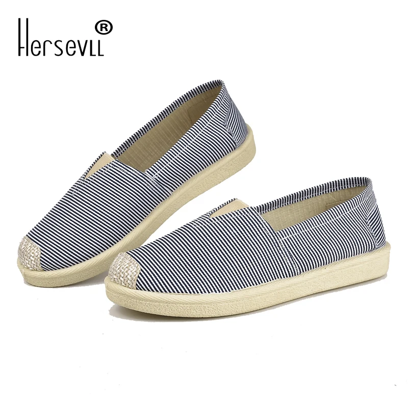Hersevll 2019 Summer Fashion Women Breathable Flats Hemp Espadrilles Striped Casual Shoes Female Canvas Fisherman Loafers
Hersevll 2019 Summer Fashion Women Breathable Flats Hemp Espadrilles Striped Casual Shoes Female Canvas Fisherman Loafers