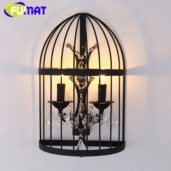 Nordic Birdcage Crystal Wall Lights Home Decor Vintage Industrial Lamp Retro Lamparas Foyer Bedroom E14 Iron Birdcage Wall Lamps
Nordic Birdcage Crystal Wall Lights Home Decor Vintage Industrial Lamp Retro Lamparas Foyer Bedroom E14 Iron Birdcage Wall Lamps