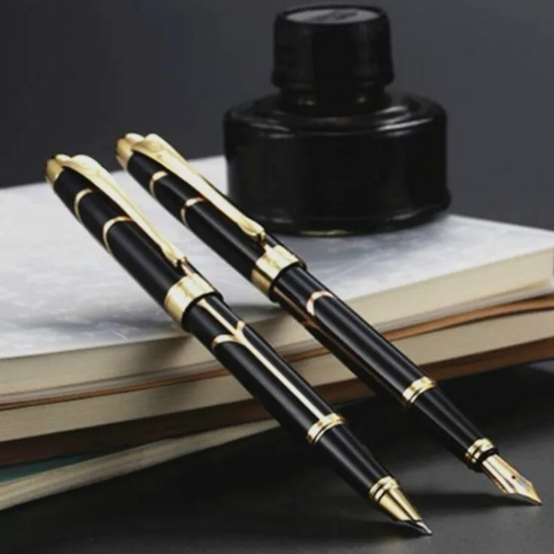 1PC Fashion Design Metal Fountain Pen Ink Pen Nib Business Penna Stilografica Iraurita Stationery Vulpen Pluma 03801
1PC Fashion Design Metal Fountain Pen Ink Pen Nib Business Penna Stilografica Iraurita Stationery Vulpen Pluma 03801