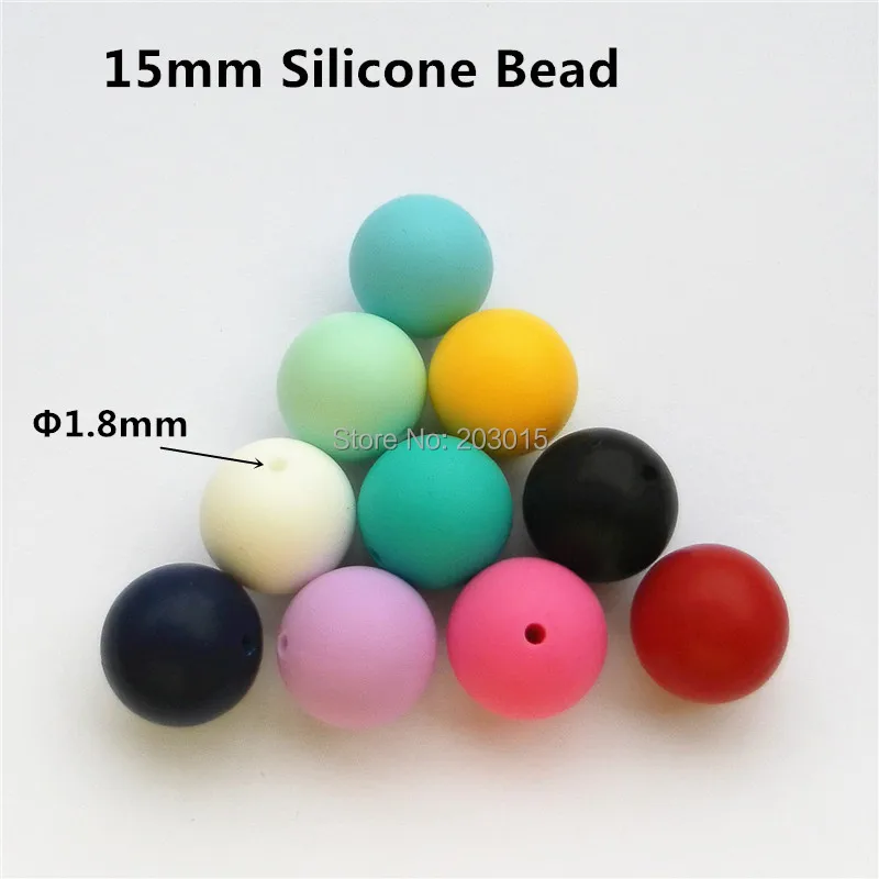 1000pcs/lot 15mm BPA Free Food Grade loose Silicone Teething Beads DIY Necklaces Baby Bracelets Chewing Jewelry Teethers
1000pcs/lot 15mm BPA Free Food Grade loose Silicone Teething Beads DIY Necklaces Baby Bracelets Chewing Jewelry Teethers