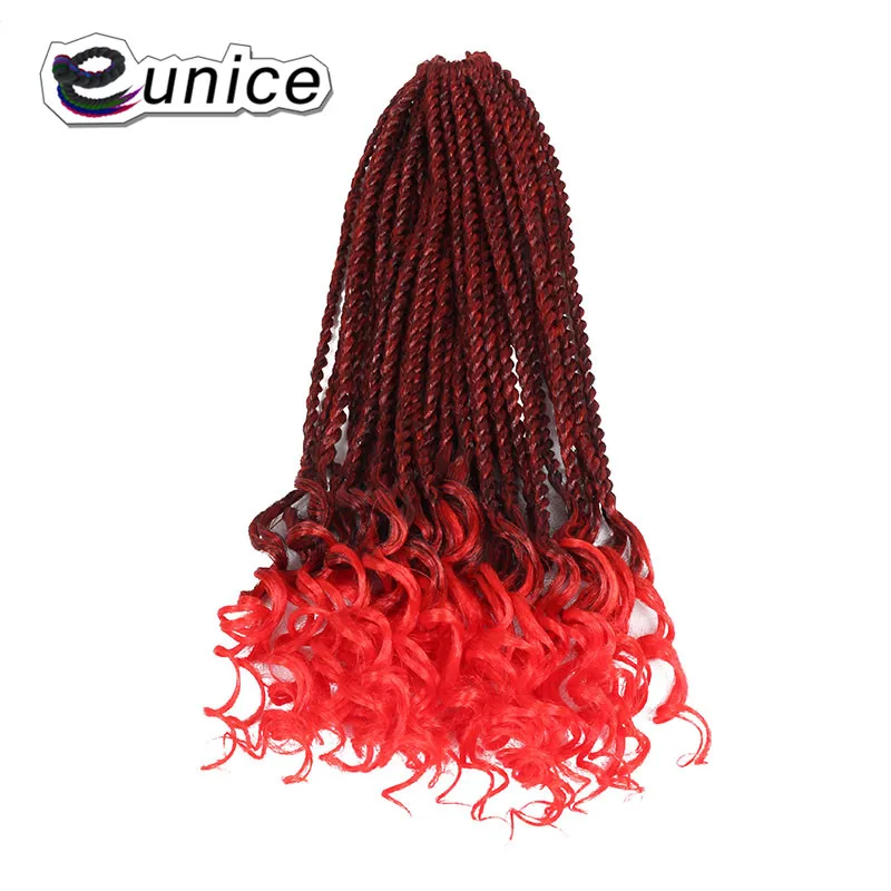 Curly Senegalese Twist Crochet Braiding Synthetic Hair Extension (52)