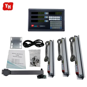 Complete Machine tool 3 Axis Complete DRO kit 3 PCS 5u linear scales/encoder/sensor 100 200 300 400 500 600 700 800 900 1000mm
Complete Machine tool 3 Axis Complete DRO kit 3 PCS 5u linear scales/encoder/sensor 100 200 300 400 500 600 700 800 900 1000mm