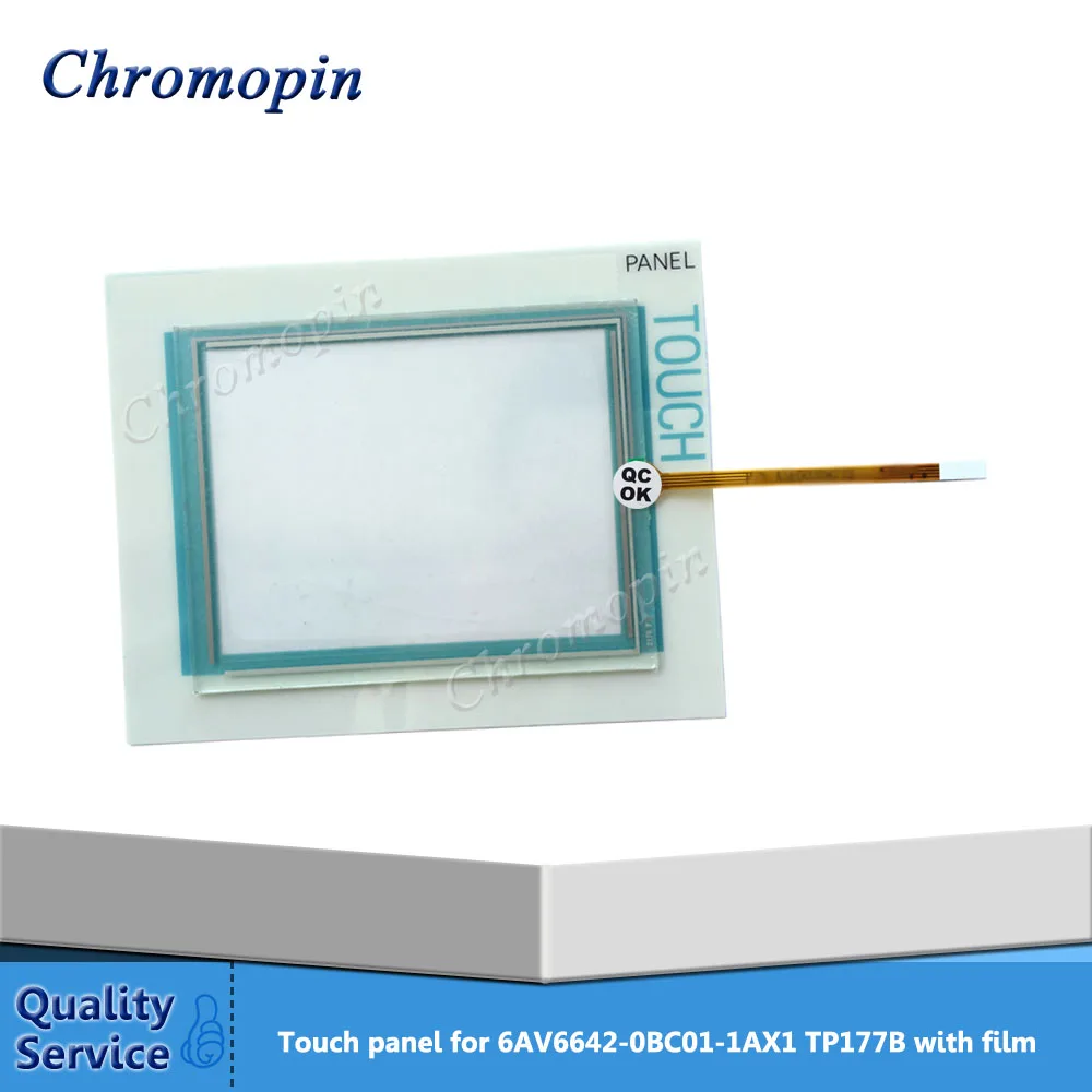 Touch panel for 6AV6642-0BC01-1AX1 6AV6 642-0BC01-1AX1 6AV6642-8BA10-0AA0 6AV6 642-8BA10-0AA0 TP177B with Protective film
Touch panel for 6AV6642-0BC01-1AX1 6AV6 642-0BC01-1AX1 6AV6642-8BA10-0AA0 6AV6 642-8BA10-0AA0 TP177B with Protective film