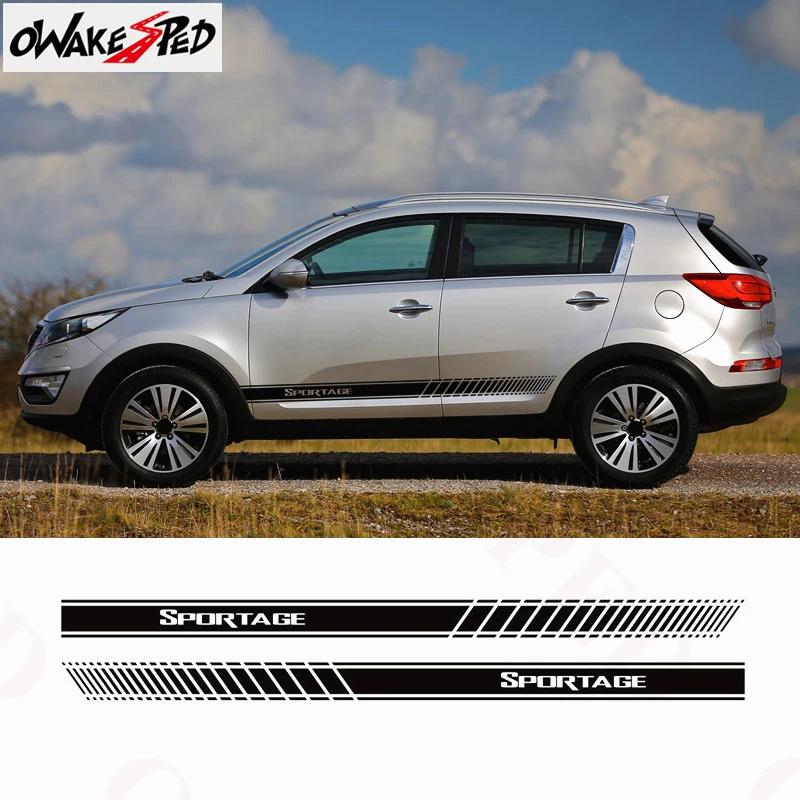 For KIA SPORTAGE Racing Lattices Graphics Stripes Car Door Stickers Auto Body Both Side Decor Stickers Customized DIY Sticker
For KIA SPORTAGE Racing Lattices Graphics Stripes Car Door Stickers Auto Body Both Side Decor Stickers Customized DIY Sticker
