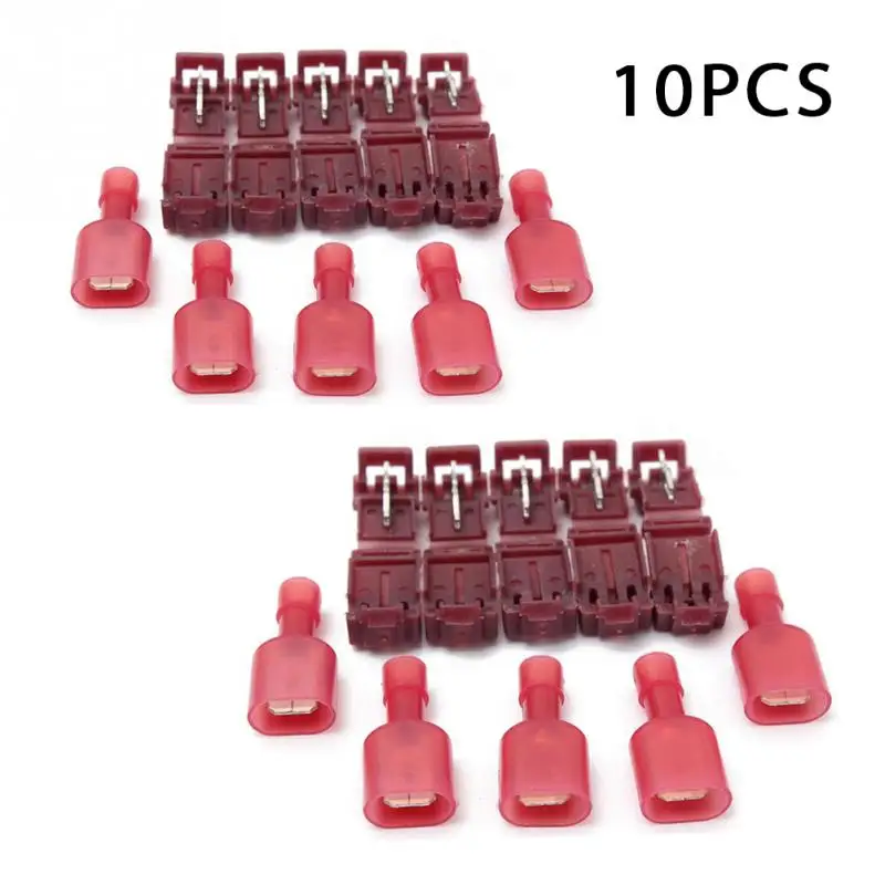 10pcs / set Red Crimp Clip Wire Cable Connectors Terminals Crimp Quick Splice Wire Connector
10pcs / set Red Crimp Clip Wire Cable Connectors Terminals Crimp Quick Splice Wire Connector