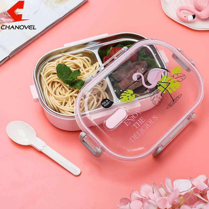 CHANOVEL 304 stainless steel Student Lunch Box for Kid Eco-Friendly Food Storage Cute Leak prevention Food Containers
CHANOVEL 304 stainless steel Student Lunch Box for Kid Eco-Friendly Food Storage Cute Leak prevention Food Containers