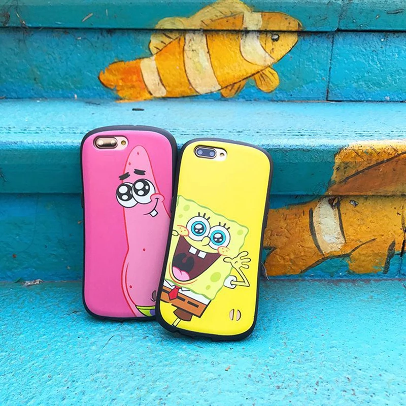 Best Friends Patrick Queen Spongebob Stars Face Cover Cases For iphone 6 6S 7 8 Plus X cases Fashion Full Protective capa fundas
Best Friends Patrick Queen Spongebob Stars Face Cover Cases For iphone 6 6S 7 8 Plus X cases Fashion Full Protective capa fundas