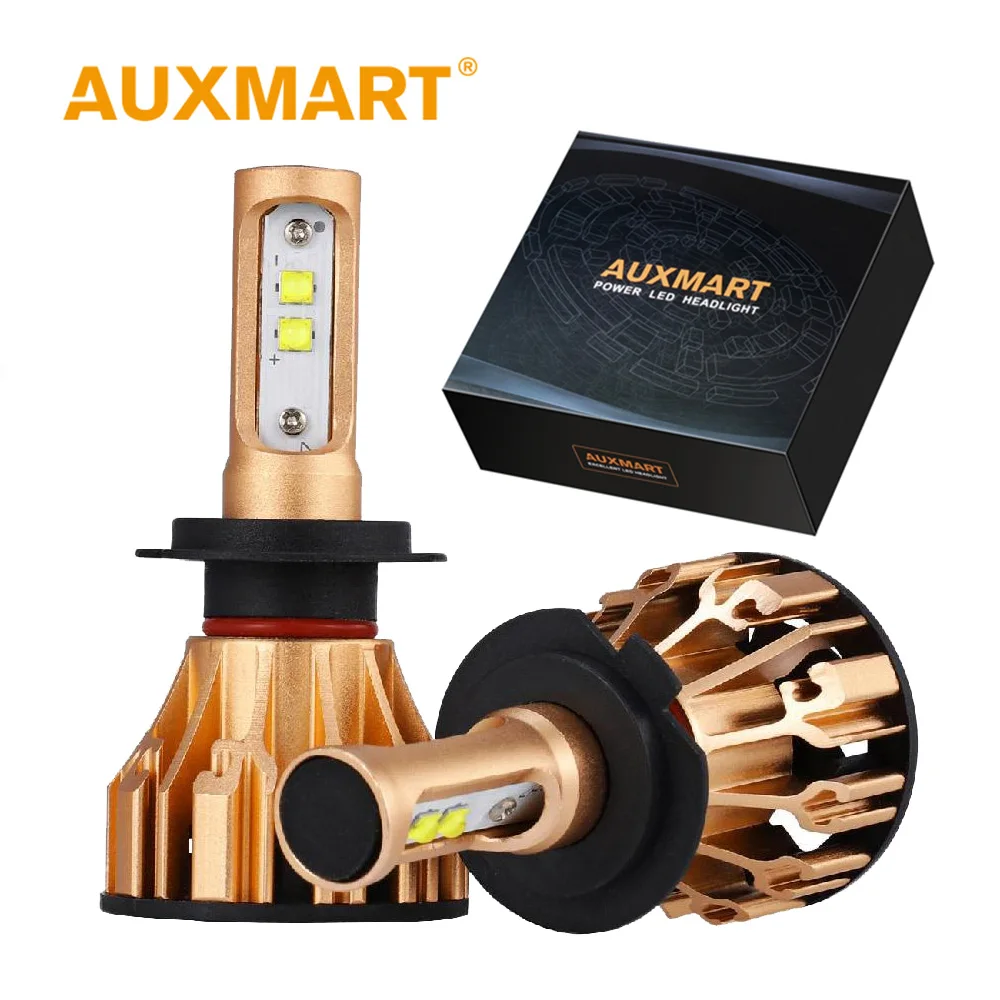 Auxmart H4 hi/lo Beam H7 H11 Светодиодный светильник Hea лампа 9005 HB3 9006 HB4 светодиодный Авто 70 Вт