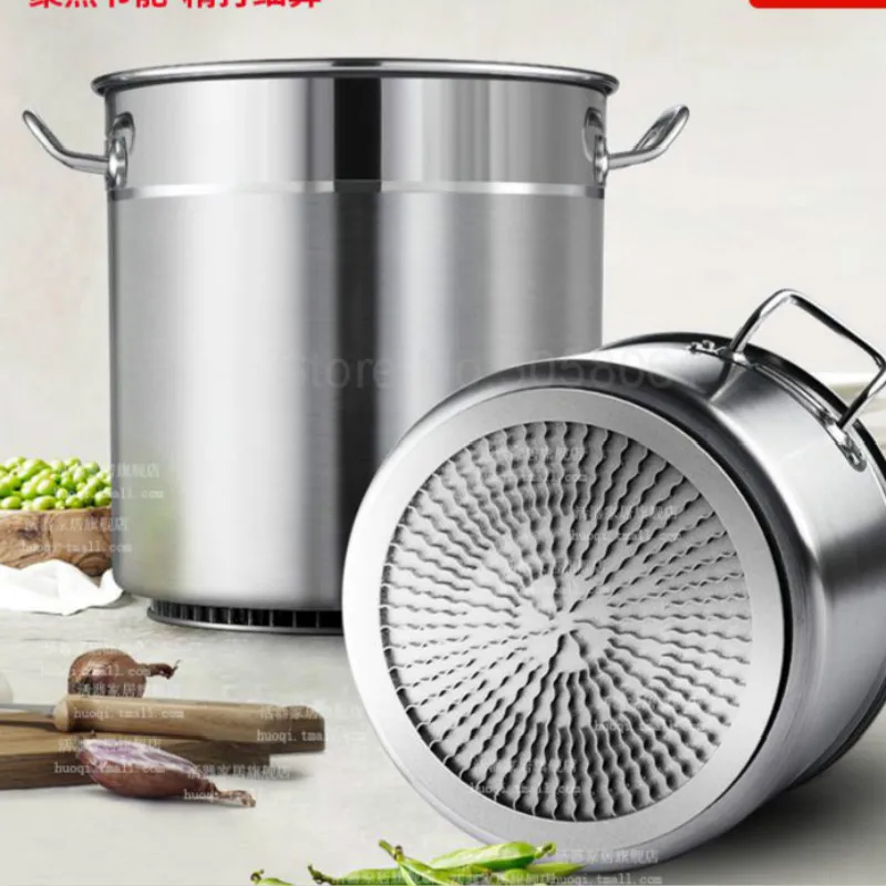 Energy-saving soup barrel stainless steel with lid thickened large capacity round barrel meat barrel composite bottom soup pot
Energy-saving soup barrel stainless steel with lid thickened large capacity round barrel meat barrel composite bottom soup pot